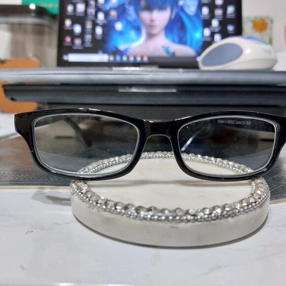 Unisex Simple Reader's Reading Glasses 1.25 MS0622 Carter 2.0 BLACK - Picture 2 of 8